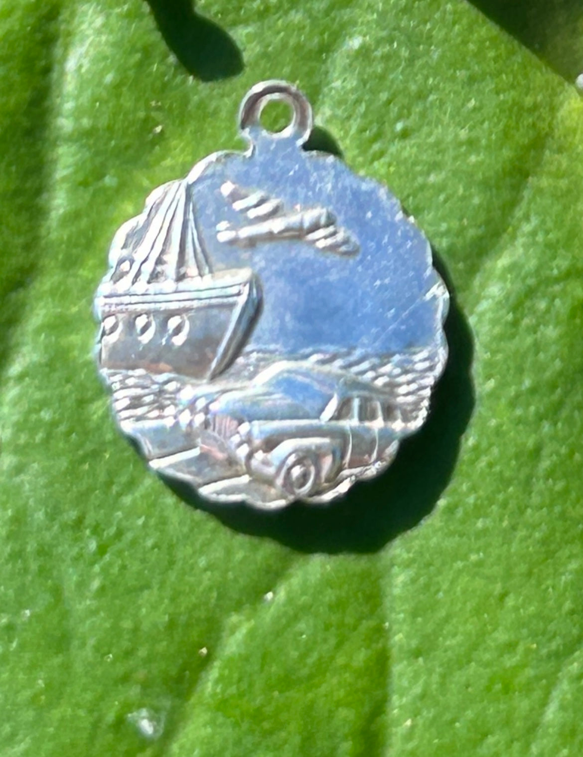 Silver St Christopher Pendant