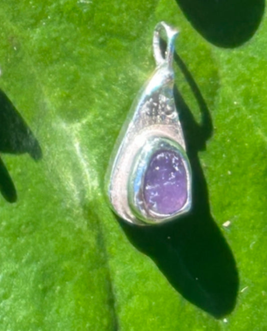 Silver Amethyst Pendant