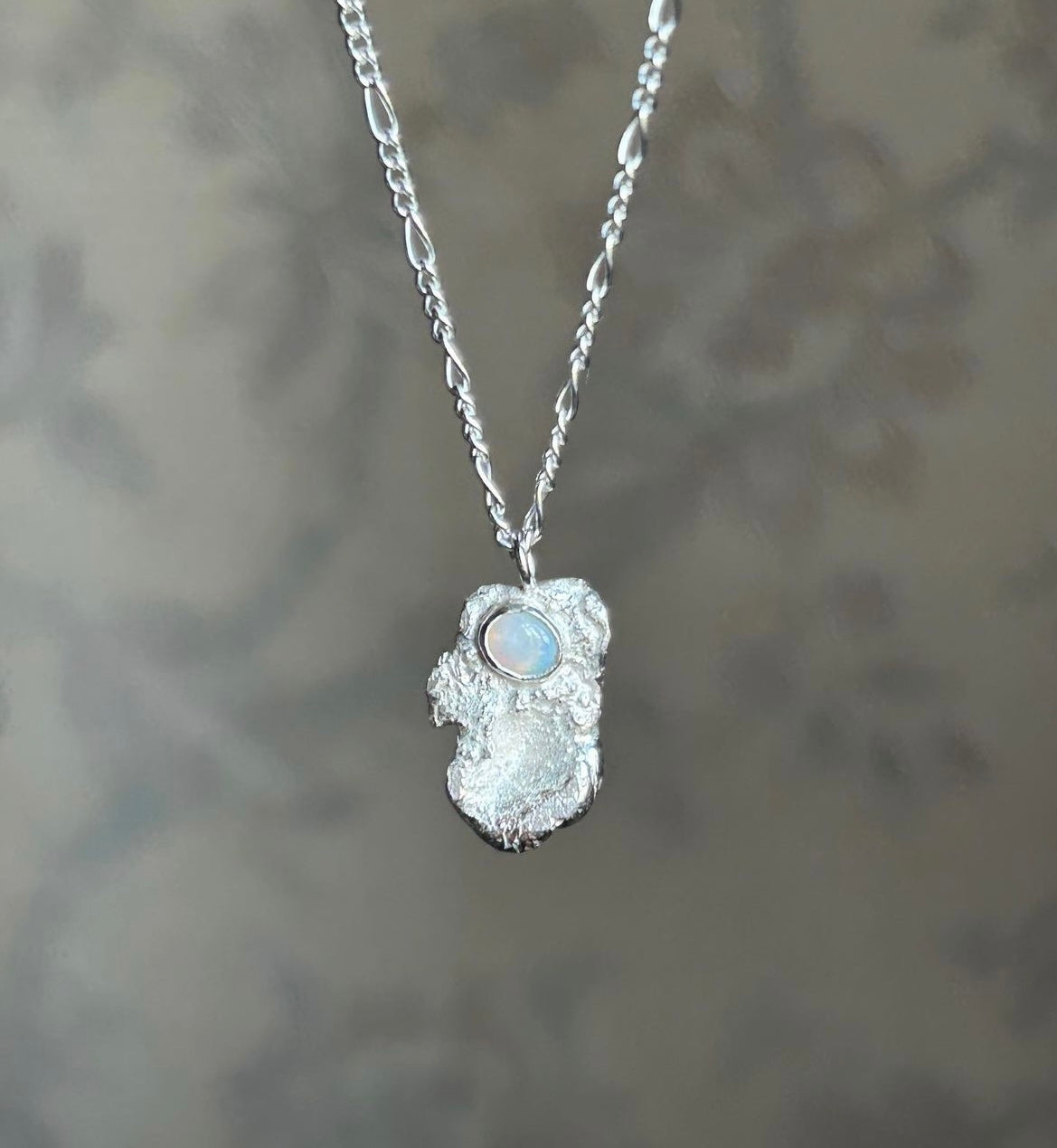 Molten Opal Drop Necklace