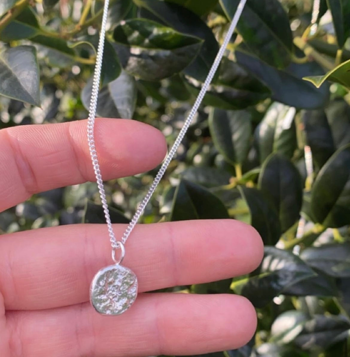 Silver White Quartz Necklace