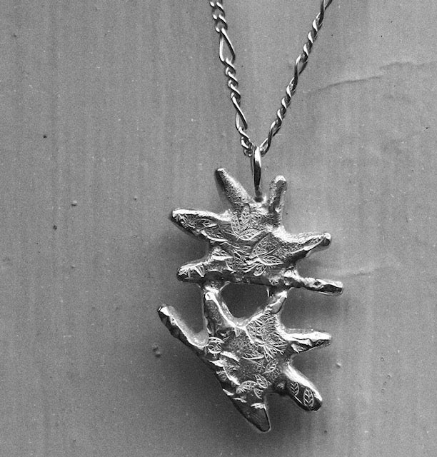 Silver Leaf Necklace